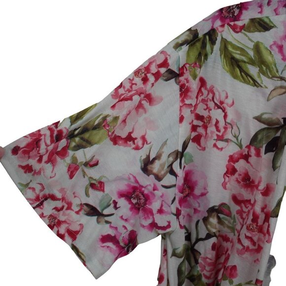 EUC Show Me Your Mumu Brie Robe Garden of blooms lightweight floral print robe s - Picture 9 of 10